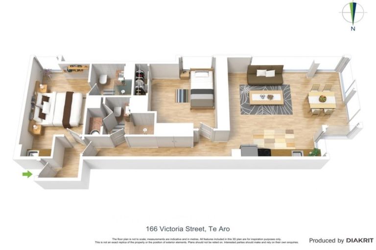 Photo of property in Vsp South, 803/166u Victoria Street, Te Aro, Wellington, 6011