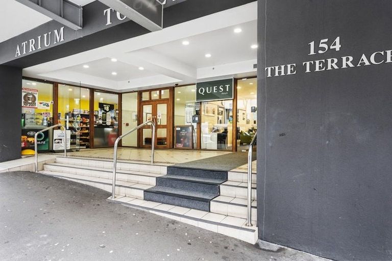 Photo of property in Atrium Towers, 8a/154 The Terrace, Wellington Central, Wellington, 6011