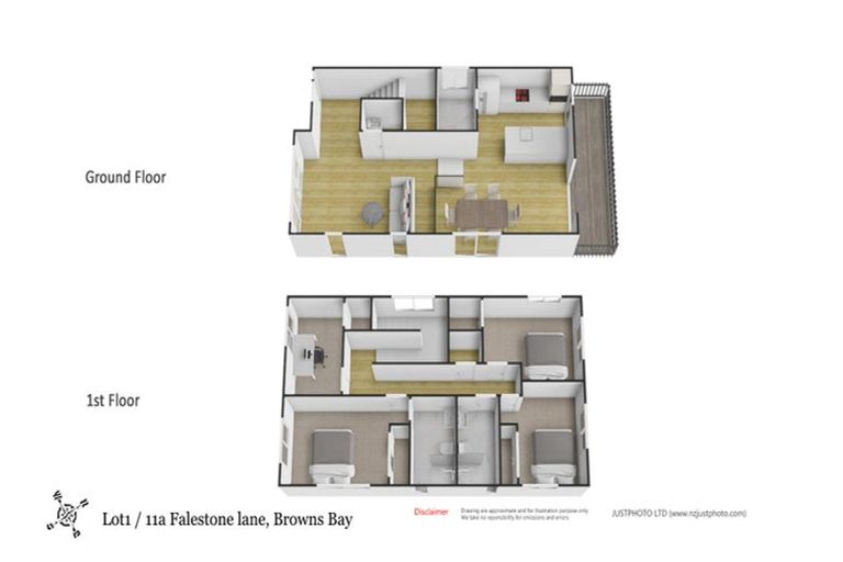 Photo of property in 11a/1 Falstone Lane, Browns Bay, Auckland, 0630