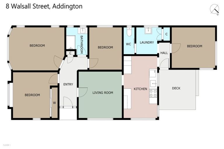 Photo of property in 8 Walsall Street, Addington, Christchurch, 8024