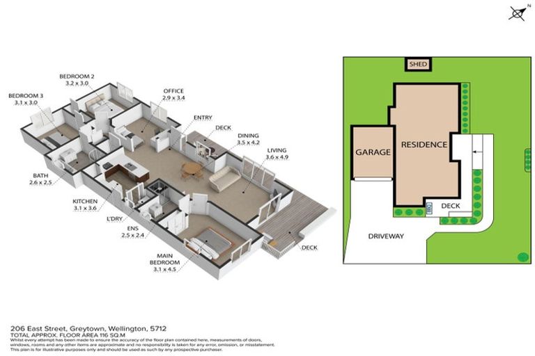 Photo of property in 206 East Street, Greytown, 5712