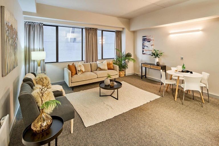 Photo of property in Gerondis Bldg Apartments, 108/60 Willis Street, Wellington Central, Wellington, 6011