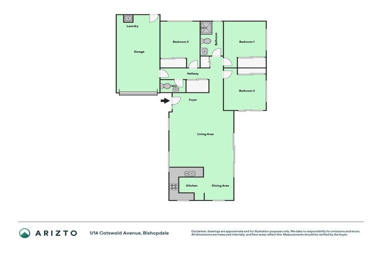 Photo of property in 1/14 Cotswold Avenue, Bishopdale, Christchurch, 8053
