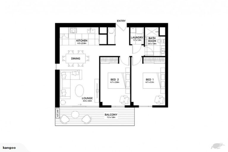 Photo of property in The Foundry, 101/36b Welles Street, Christchurch Central, Christchurch, 8011