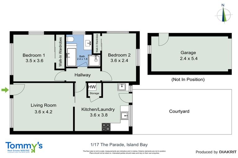 Photo of property in 1/17 The Parade, Island Bay, Wellington, 6023