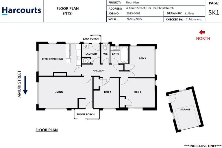 Photo of property in 4 Amuri Street, Hei Hei, Christchurch, 8042