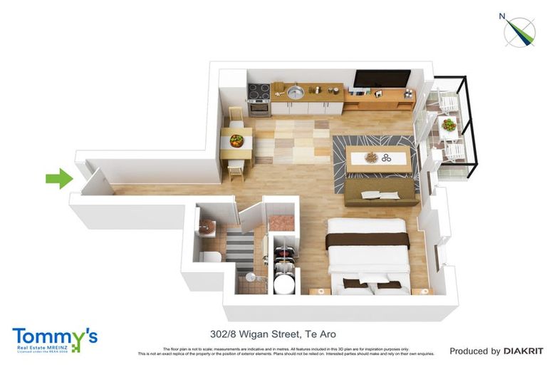 Photo of property in 302/8u Wigan Street, Te Aro, Wellington, 6011