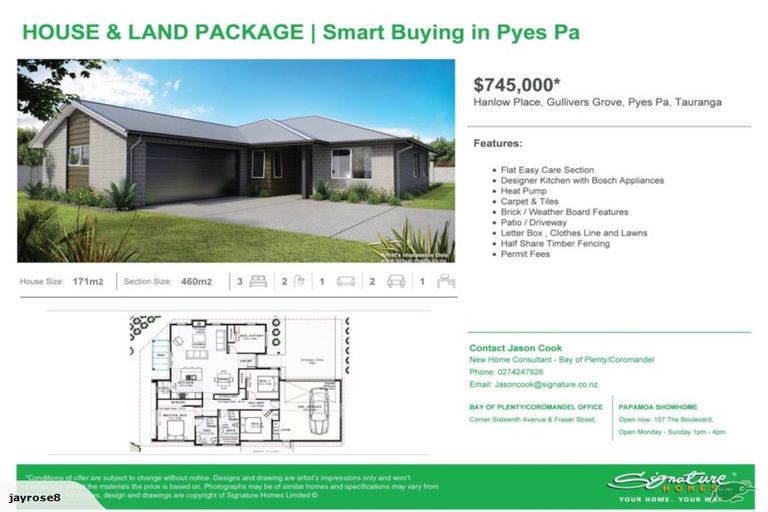 Photo of property in 15 Hanlow Place, Pyes Pa, Tauranga, 3112