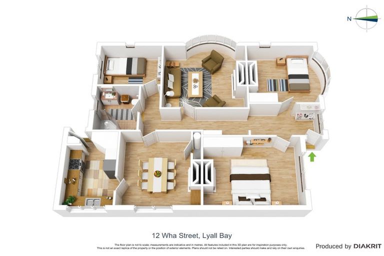 Photo of property in 12 Wha Street, Lyall Bay, Wellington, 6022