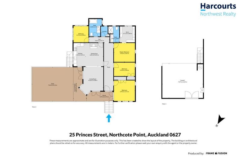 Photo of property in 25 Princes Street, Northcote Point, Auckland, 0627