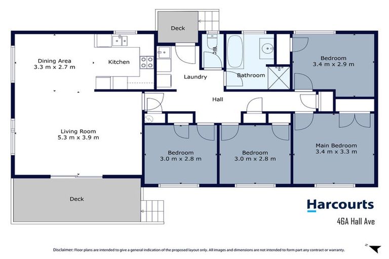 Photo of property in 46a Hall Avenue, Mangere, Auckland, 2022