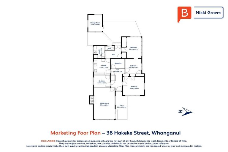 Photo of property in 38 Hakeke Street, Whanganui East, Whanganui, 4500