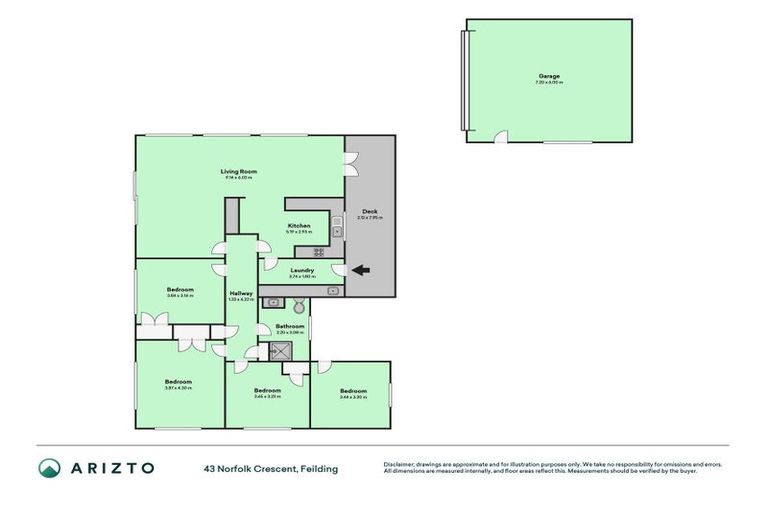 Photo of property in 43 Norfolk Crescent, Feilding, 4702