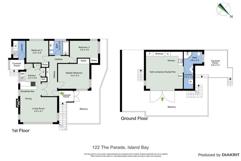 Photo of property in 122 The Parade, Island Bay, Wellington, 6023