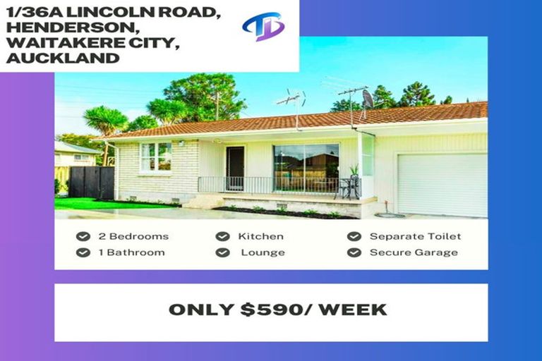 Photo of property in 1/36a Lincoln Road, Henderson, Auckland, 0610