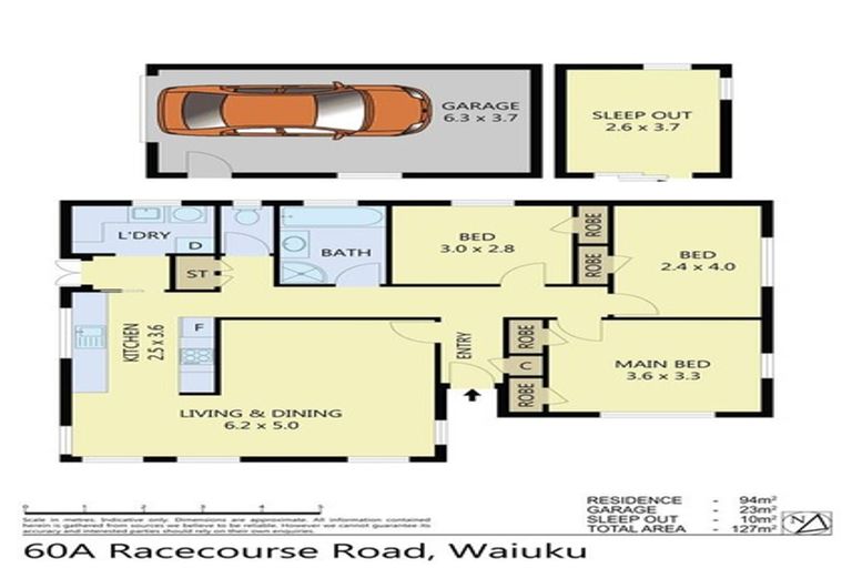 Photo of property in 1/60 Racecourse Road, Waiuku, 2123