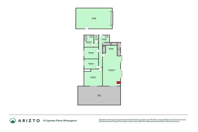 Photo of property in 8 Cypress Place, Aramoho, Whanganui, 4500