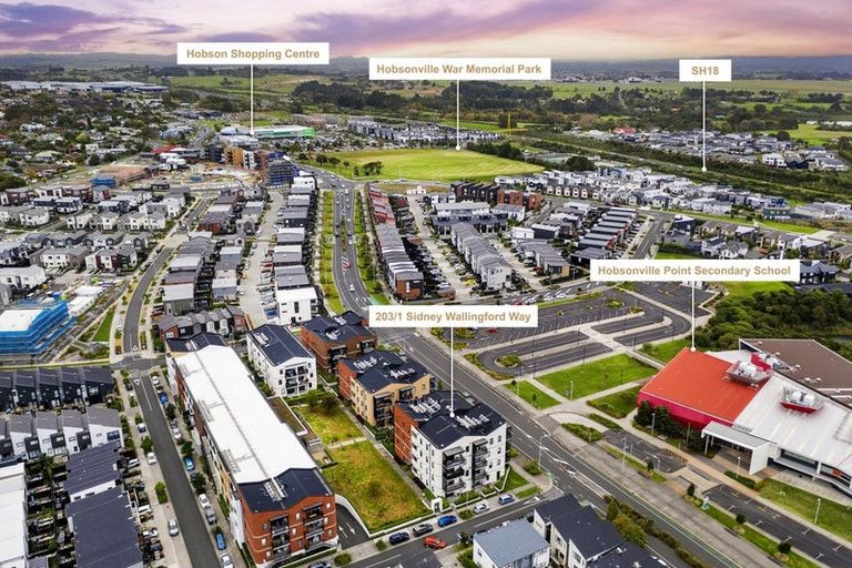 Photo of property in 203/1 Sidney Wallingford Way, Hobsonville, Auckland, 0616