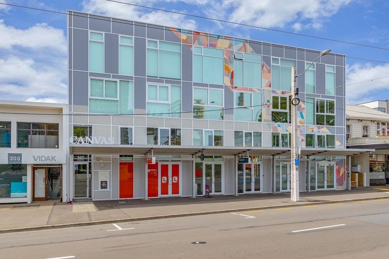 Photo of property in Canvas Apartments, 307u3 Willis Street, Te Aro, Wellington, 6011
