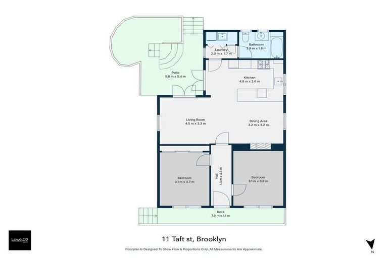 Photo of property in 11 Taft Street, Brooklyn, Wellington, 6021
