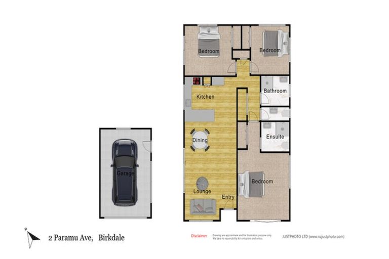 Photo of property in 2 Paramu Avenue, Birkdale, Auckland, 0626