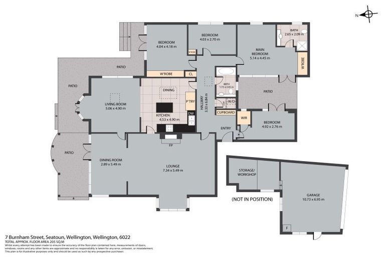 Photo of property in 7 Burnham Street, Seatoun, Wellington, 6022