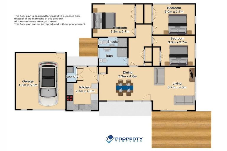 Photo of property in 14 Magee Place, Chartwell, Hamilton, 3210