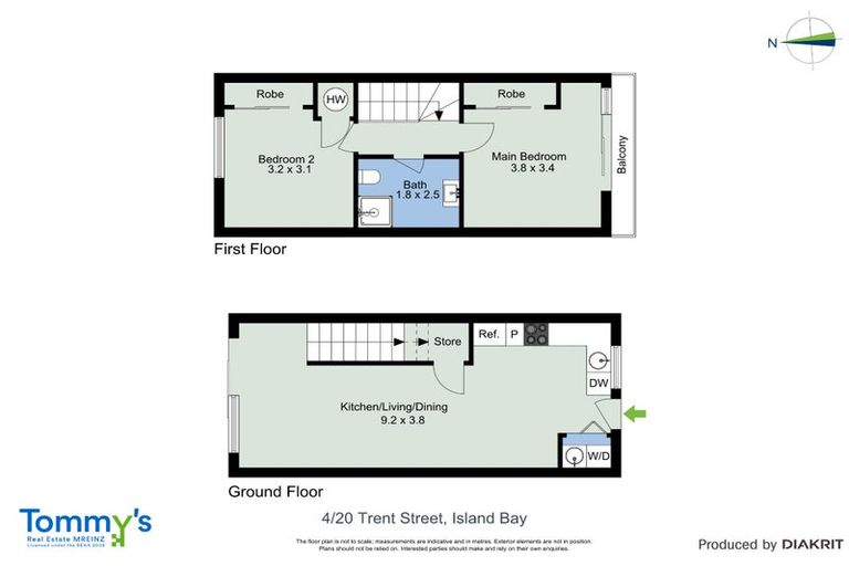 Photo of property in 20u4 Trent Street, Island Bay, Wellington, 6023
