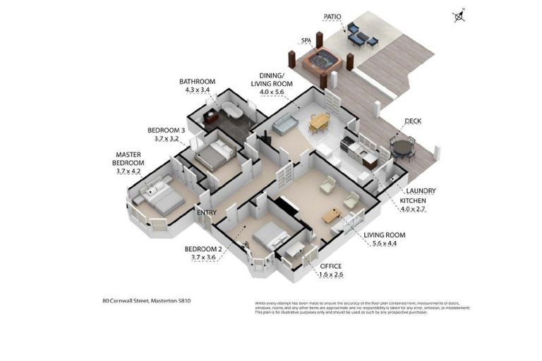 Photo of property in 80 Cornwall Street, Masterton, 5810