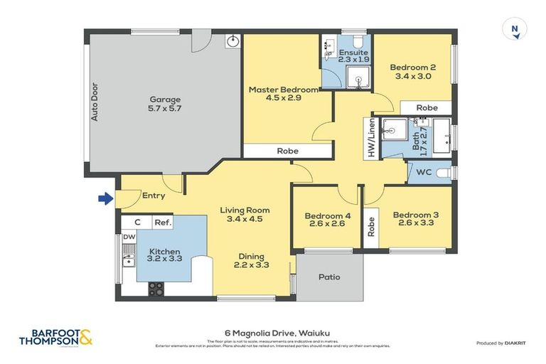 Photo of property in 6 Magnolia Drive, Waiuku, 2123