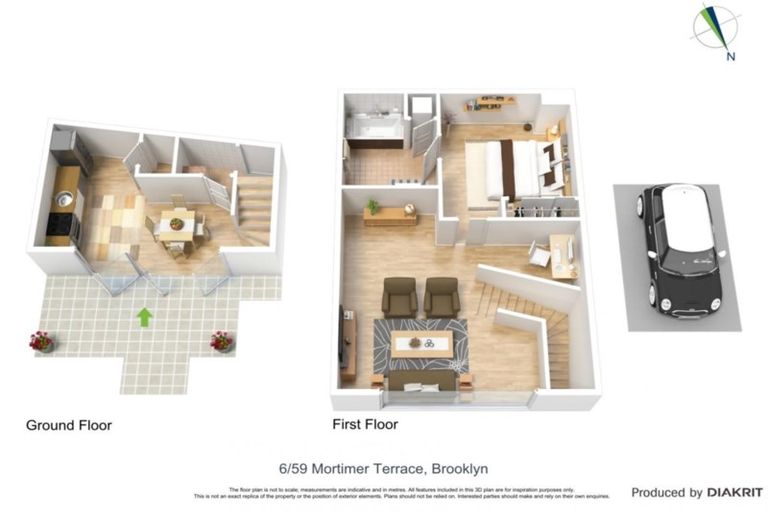 Photo of property in 59u6 Mortimer Terrace, Brooklyn, Wellington, 6021