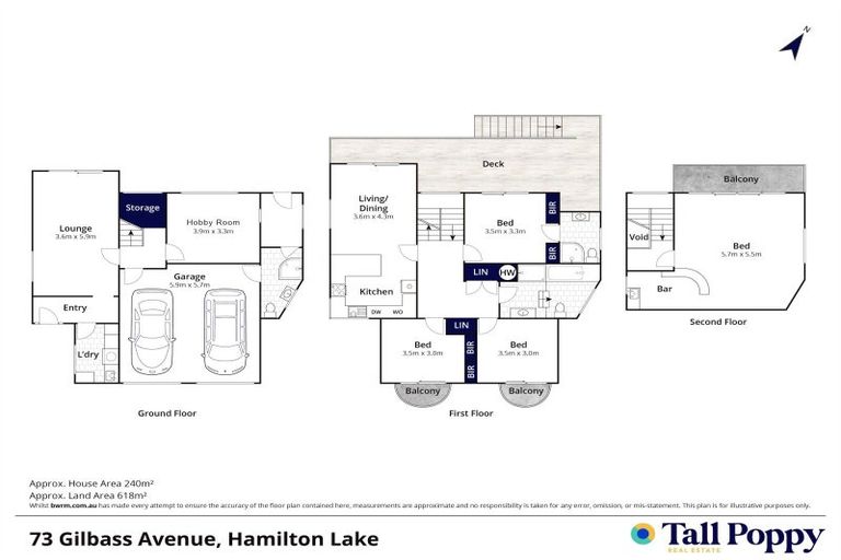 Photo of property in 73 Gilbass Avenue, Hamilton Lake, Hamilton, 3204