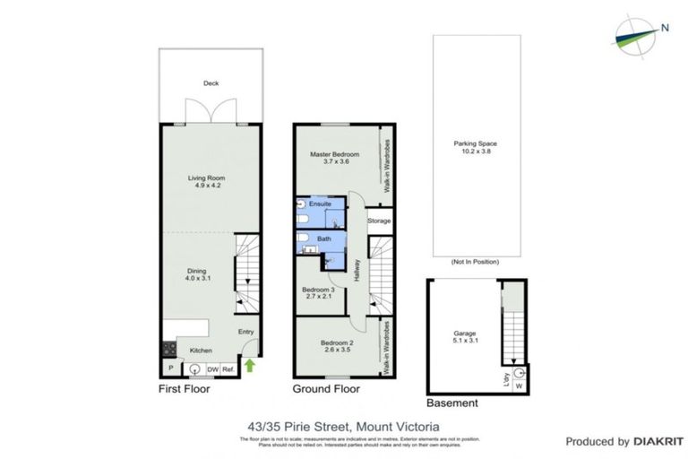 Photo of property in Victoria Villas, 43/35u Pirie Street, Mount Victoria, Wellington, 6011