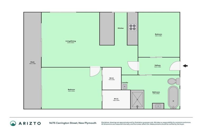 Photo of property in 14/75 Carrington Street, Lower Vogeltown, New Plymouth, 4310