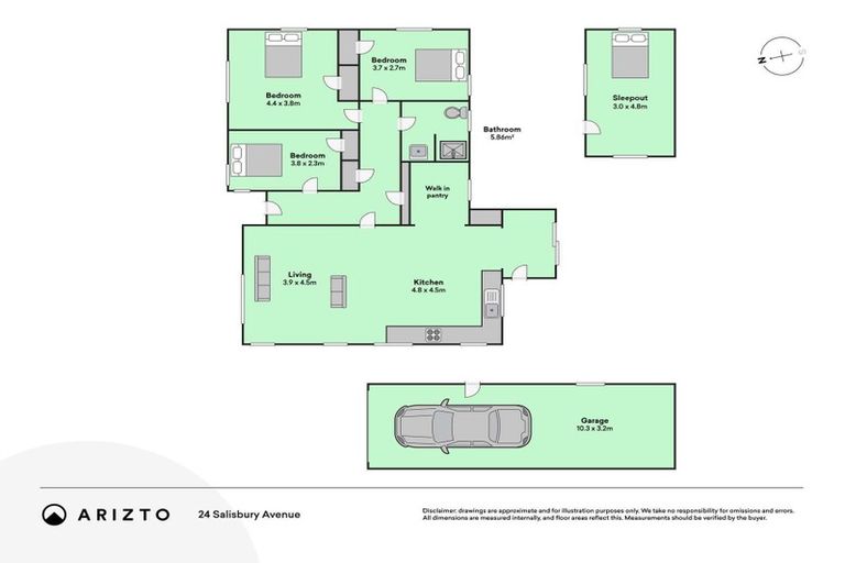 Photo of property in 24 Salisbury Avenue, Whanganui East, Whanganui, 4500