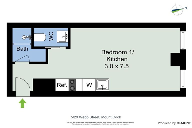 Photo of property in Urbane Apartments, 5/29 Webb Street, Mount Cook, Wellington, 6011