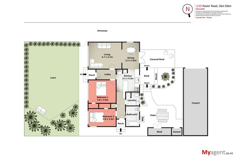 Photo of property in 1/15 Rosier Road, Glen Eden, Auckland, 0602