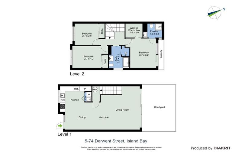 Photo of property in 74u5 Derwent Street, Island Bay, Wellington, 6023