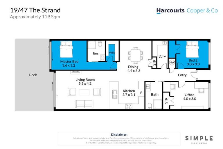 Photo of property in The Sands Apartments, 19/47 The Strand, Takapuna, Auckland, 0622