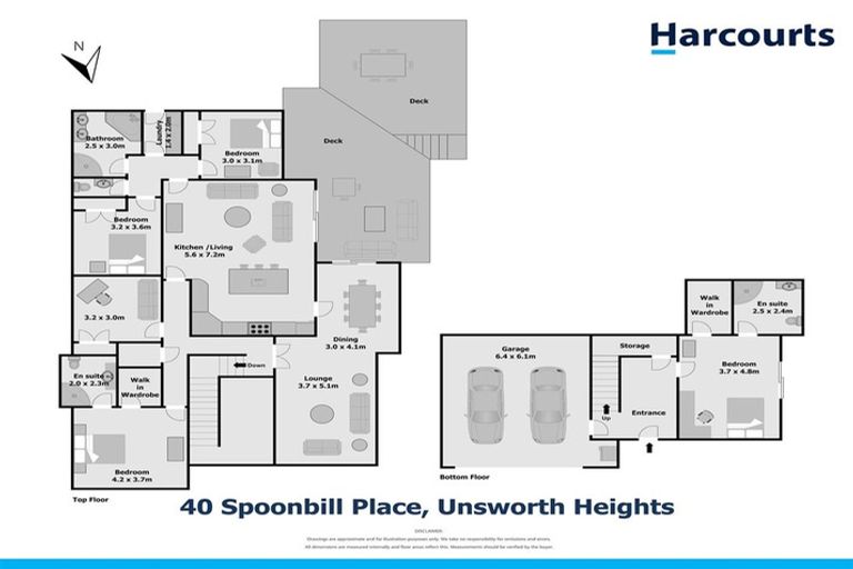 Photo of property in 40 Spoonbill Place, Unsworth Heights, Auckland, 0632