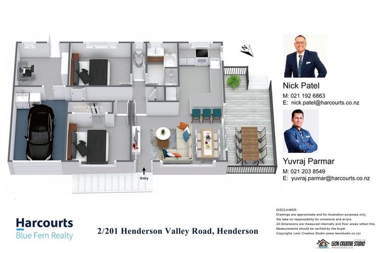 Photo of property in 2/201 Henderson Valley Road, Henderson, Auckland, 0612