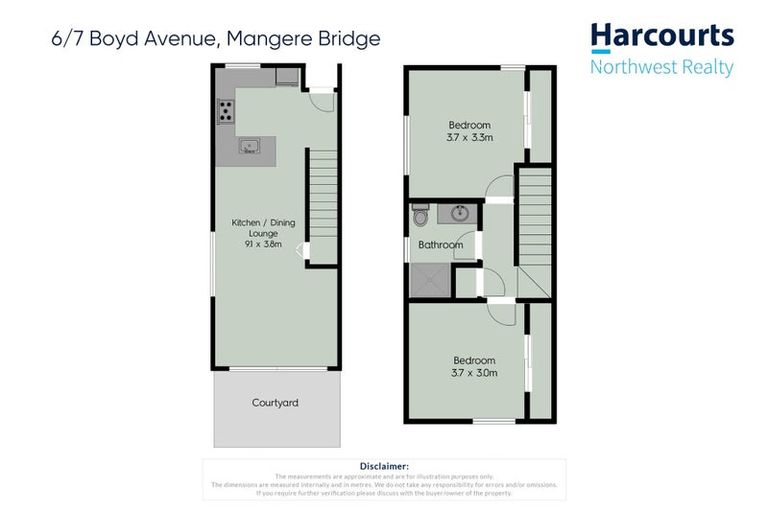 Photo of property in 2/7 Boyd Avenue, Mangere Bridge, Auckland, 2022