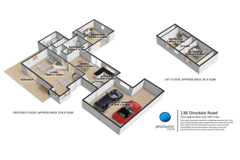 Photo of property in 136 Dinsdale Road, Dinsdale, Hamilton, 3204