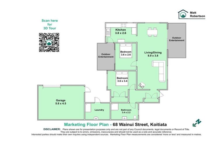 Photo of property in 68 Wainui Street, Koitiata, Whanganui, 4581