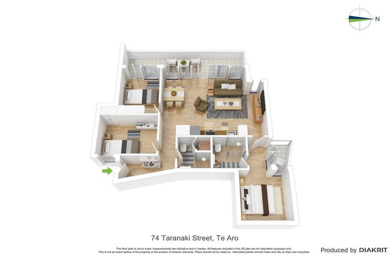 Photo of property in Soho Apartments, 1512/74 Taranaki Street, Te Aro, Wellington, 6011