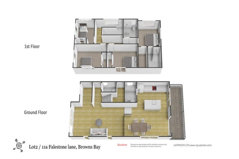 Photo of property in 11a/1 Falstone Lane, Browns Bay, Auckland, 0630