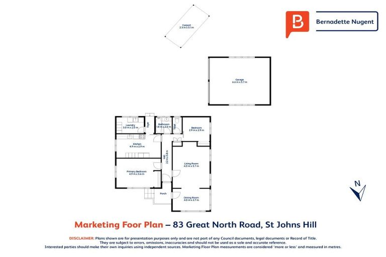 Photo of property in 83 Great North Road, Saint Johns Hill, Whanganui, 4501