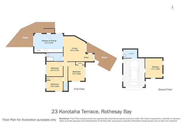 Photo of property in 23 Korotaha Terrace, Rothesay Bay, Auckland, 0630