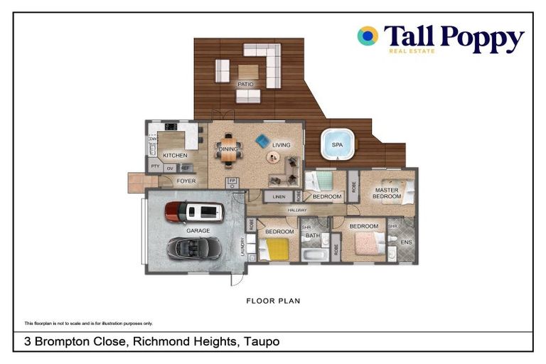 Photo of property in 3 Brompton Close, Richmond Heights, Taupo, 3330