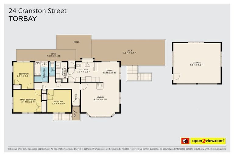 Photo of property in 24 Cranston Street, Torbay, Auckland, 0632
